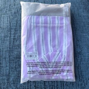 Tommy John Cool Cotton 8" Boxer Briefs, Lavendula Pinstripe, size L